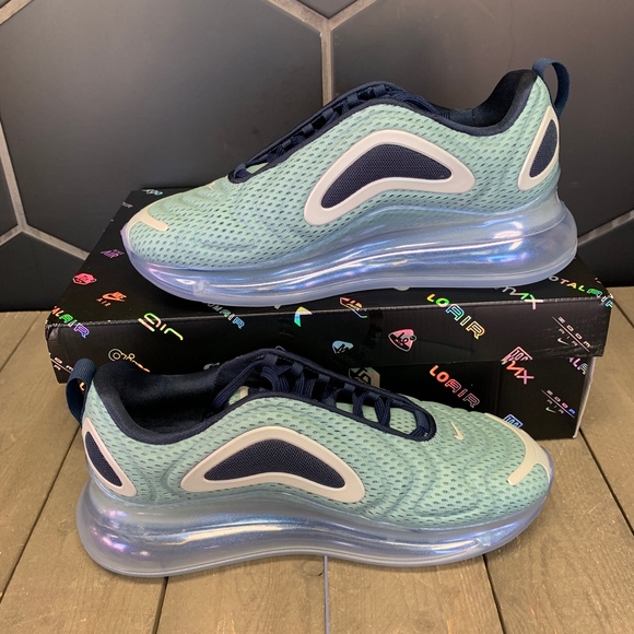 Womens Nike Air Max 720 Northern Lights Blue Shoe - Picture 2 of 6